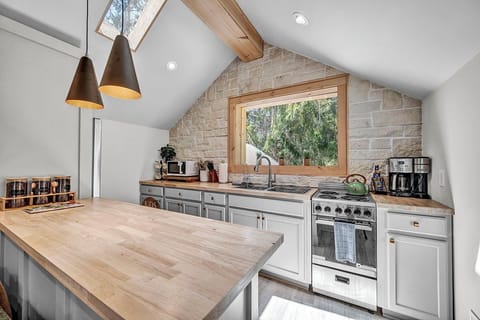 Fully stocked kitchen