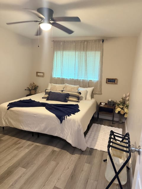 Bedroom 2 with King bed and smart tv