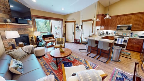 Living Area with Fun Art - Living Area with Fun Art