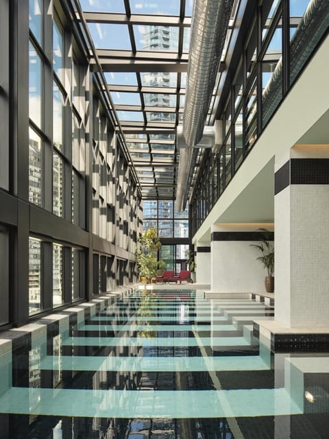 Indoor pool, open 6:00 AM to 11:00 PM, sun loungers