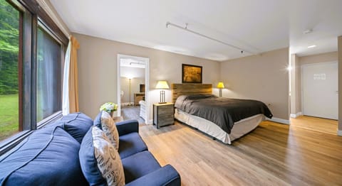 Bedroom King Bed and Sofa
