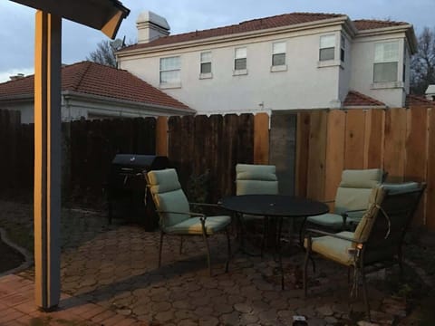 Back patio yard