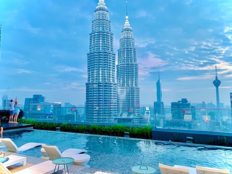 Rooftop pool