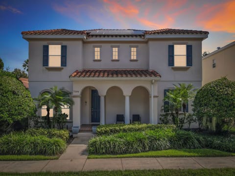 5 bedroom Reunion resort home - view of the fairway and home movie theatre