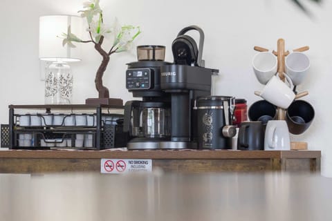 “Today’s good mood is sponsored by coffee.”