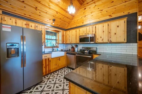 Cook and connect in the spacious open-concept kitchen