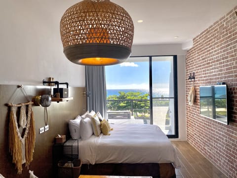Deluxe Double Room, Balcony, Sea View | Down comforters, blackout drapes, free WiFi, bed sheets
