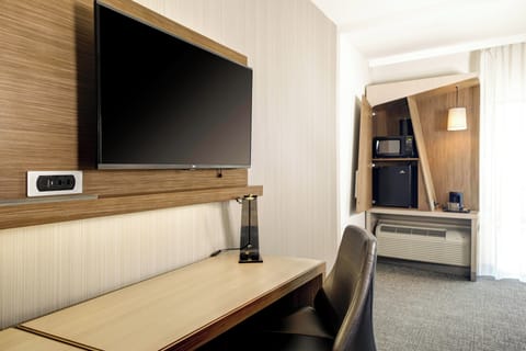 In-room safe, desk, laptop workspace, blackout drapes