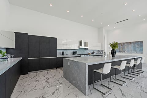 Sleek modern kitchen.