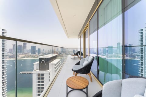 Luxury Apartment, Balcony, Marina View | Balcony