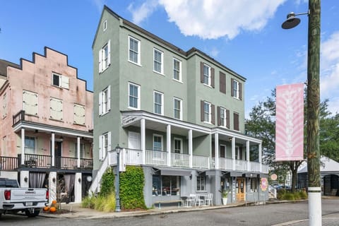 Facade/Entrance to 2 BR Unit on the left side of the building