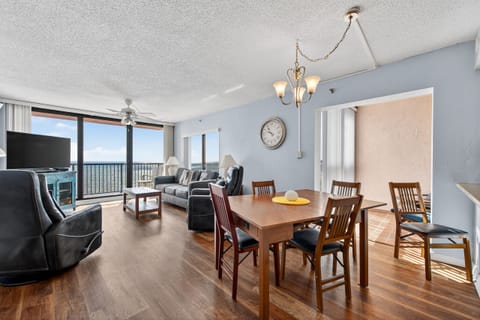 Spacious living area with stunning ocean views.