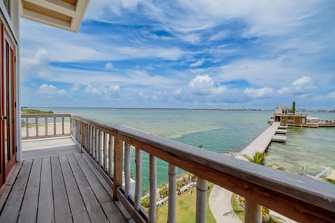Step outside and savor sweeping turquoise-water views from the deck.