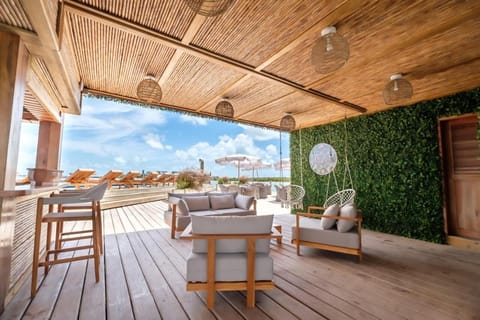 Kick back on the rooftop deck with endless blue views.