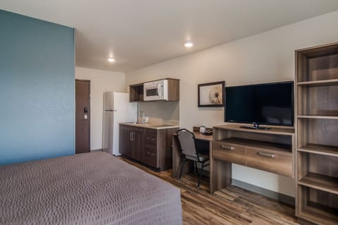 Unwind after adventures in a spacious room with kitchenette.