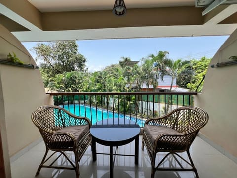 Luxury Double Room Single Use, Balcony, Pool View | Balcony
