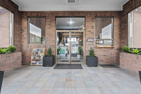 Interior entrance
