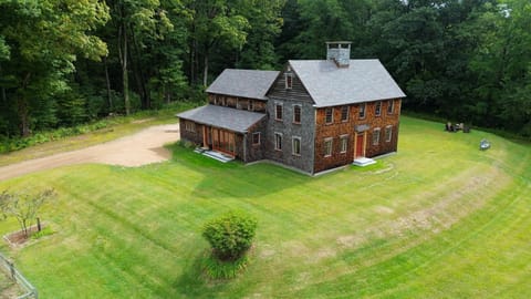 Exterior of the hour, which sits on 52 acres. 
