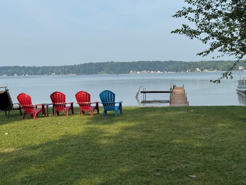 60 feet of lake frontage with sandy bottom