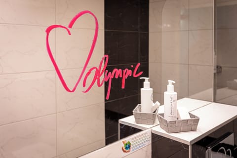 Free toiletries, hair dryer, towels