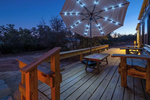 House, Multiple Beds, Hot Tub, Garden View (Bison View) | View from room