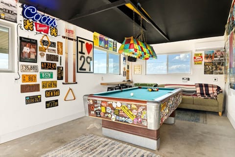 Late night dive bar inspired gameroom