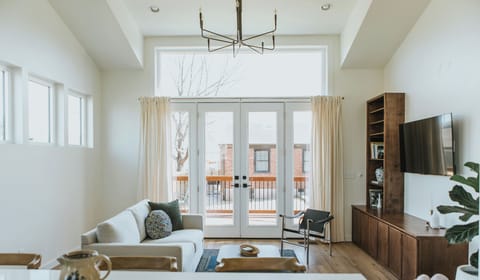 Open concept living area with lots of natural light
