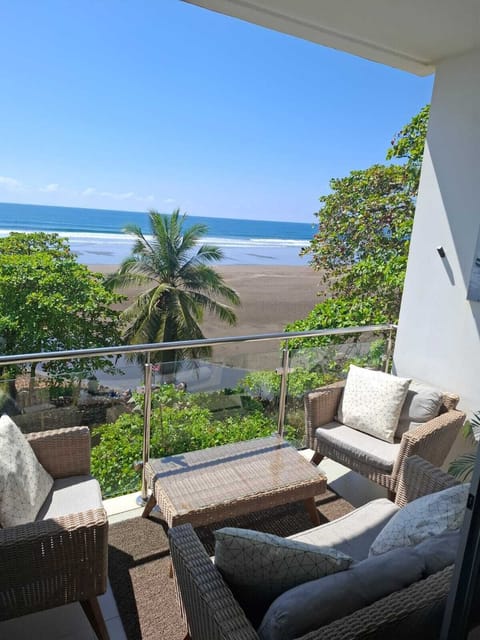 Ocean view on the private balcony.