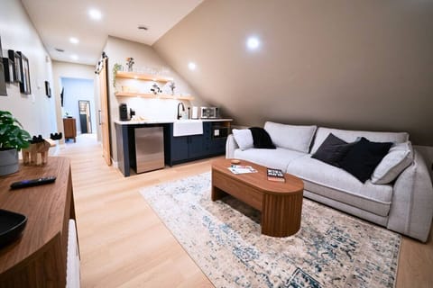 Living room and Kitchenette