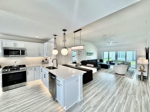 Open Concept - Kitchen, Dining and Living Room