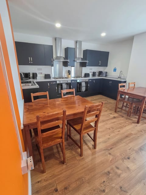 Shared fridge, microwave