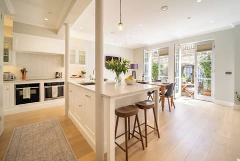 The kitchen is fully equipped with everything you need to cook up a feast.