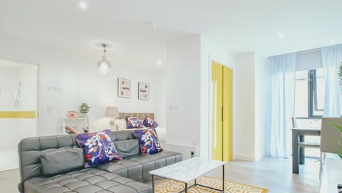 Lounge, Dining & Bedroom at Avo Apartments Short Lets & Serviced Accommodation