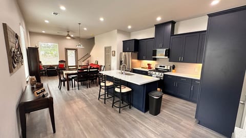 Kitchen, Dining and Living Area