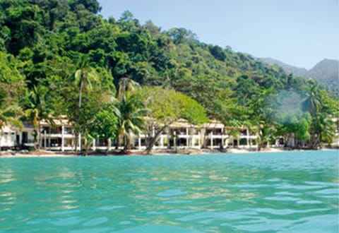 Private beach
