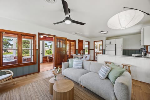 Warm country-style space with wooden details and a relaxed, cozy feel