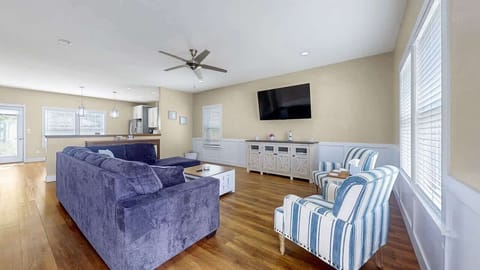 Living room with Smart TV is a great gathering place for your group