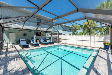 Your private pool oasis is perfect for sunny days.