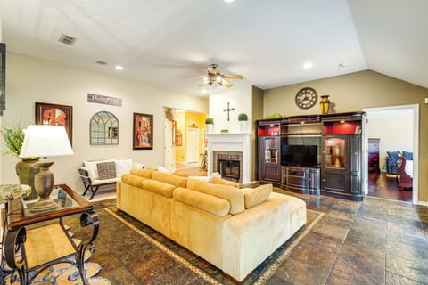 Crowley Vacation Rental | 4BR | 2BA | 1 Step Required | 2,200 Sq Ft