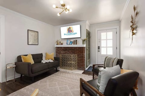 50 in Smart TV. Fireplace is not to be used