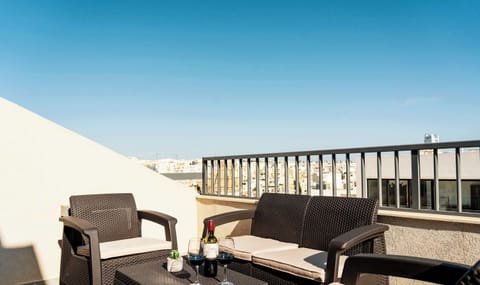 Terrace with City View