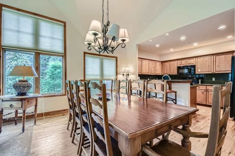 Dining area with seating for 10