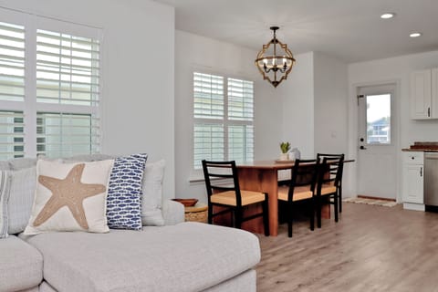 Dining Area with Door to Back Deck