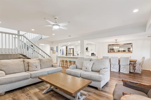 Living Room at 1424 South Beach Villa