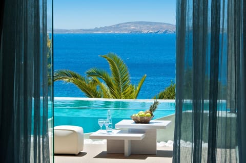 Delos Two Bedroom Villa with Private Pool & Sea View | View from room