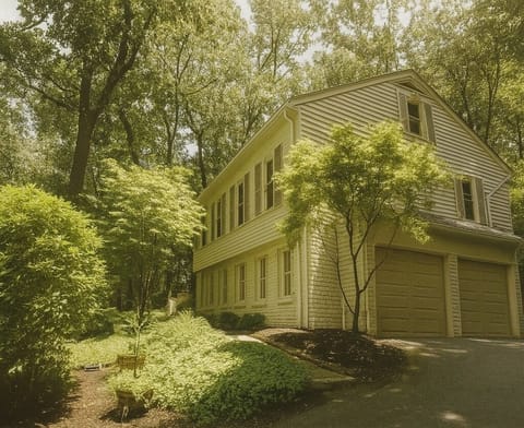 Oasis in a wooded land