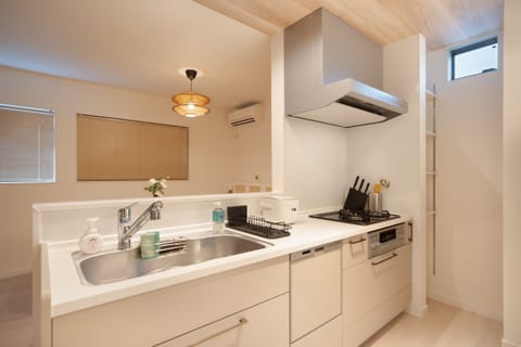 Superior Villa, Non Smoking, Balcony | Private kitchen | Fridge, microwave, stovetop, dishwasher