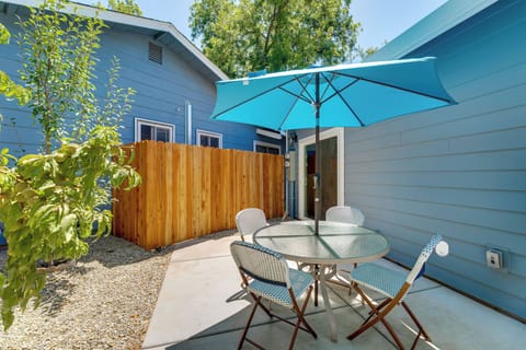 Davis Vacation Rental | 1BR | 1BA | 550 Sq Ft | 4 Steps to Enter