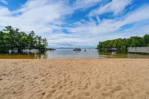 Frye Island Vacation Rental | 1BR | 1BA | Steps Required | 1,350 Sq Ft