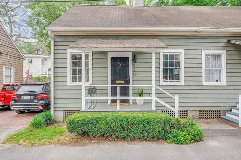 One free parking space is included. Keyless entry provided. Enjoy a private front porch entry!